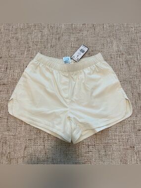 adidas Casual Lightweight Cream Athletic Shorts